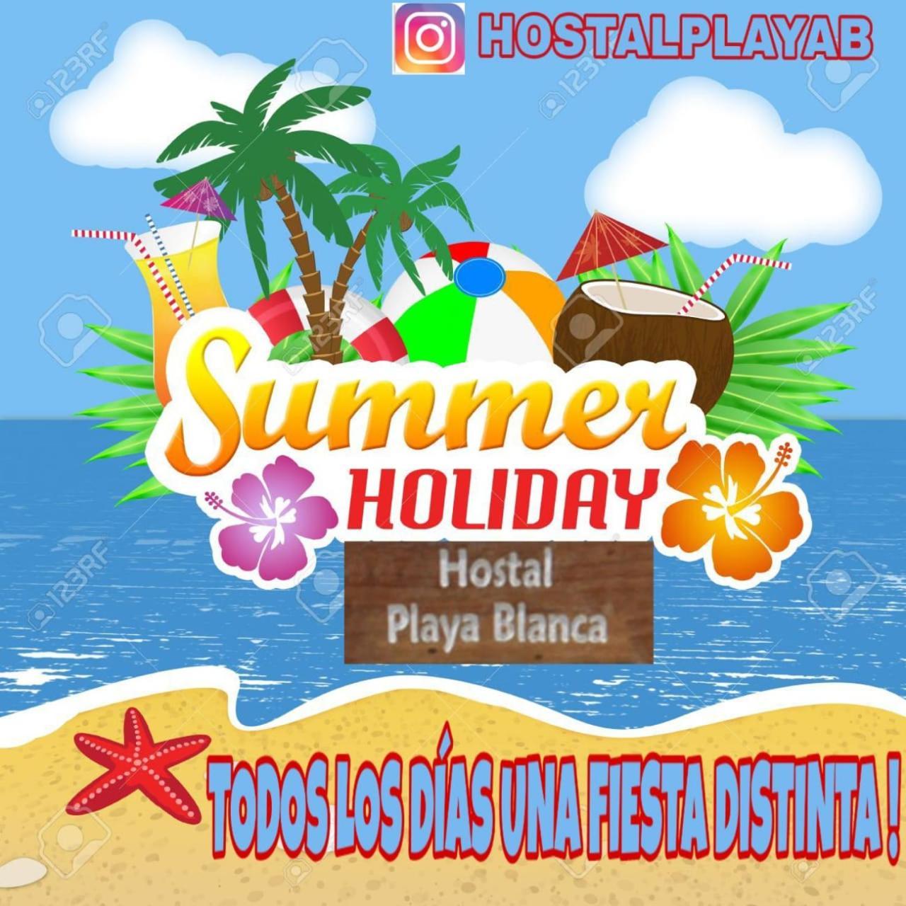 Hostal Playa Blanca Exterior foto